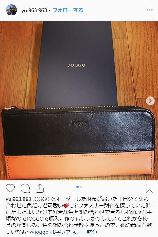 JOGGO,L字ファスナー